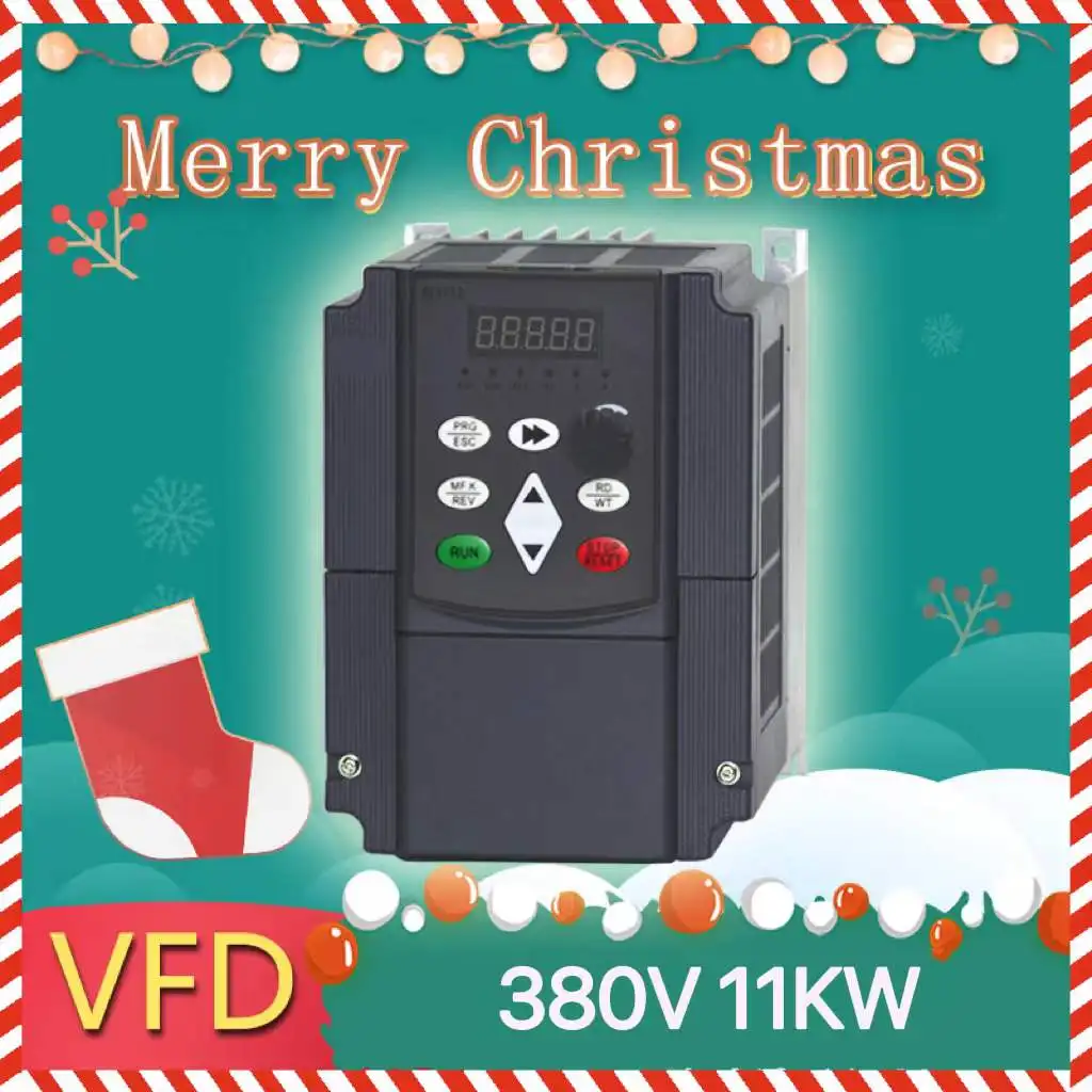 Frequency inverter 4kw 5.5kw 7.5kw 11kw VFD 3-phase 380v input three-phase 380 output 0-650HZ motor speed controller