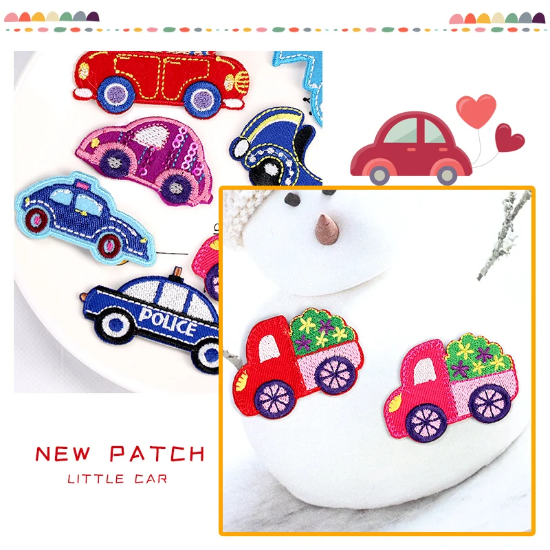 Детские нашивки для автомобиля одежда мальчиков милые значки с рисунками из