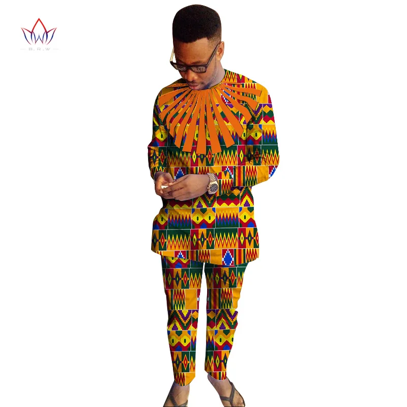 Женская одежда комплекты Дашики комплект из двух предметов мужские рубашки и