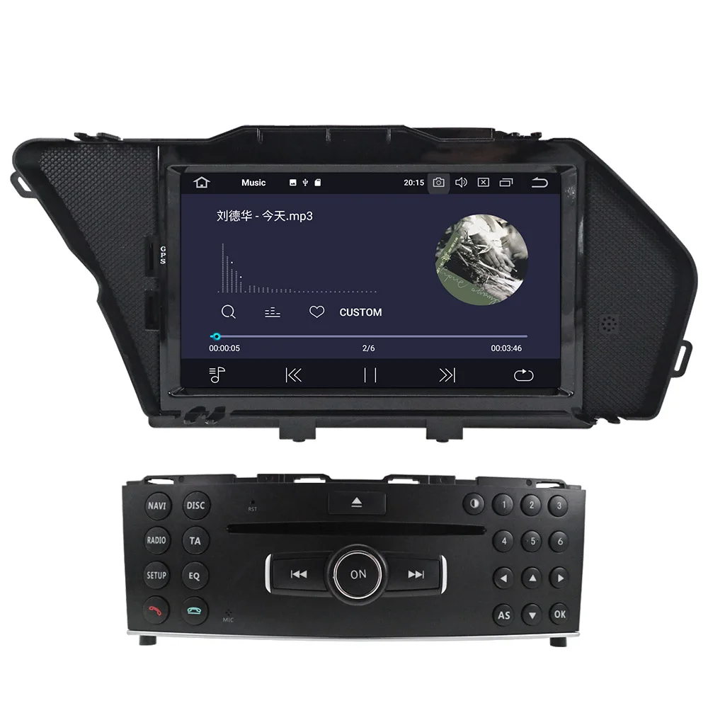 Ips экран Android 10 2 DIN Автомобильный gps-навигация, dvd-плеер радио для Mercedes Benz GLK X204 GLK 300 GLK 350 Мультимедиа Радио