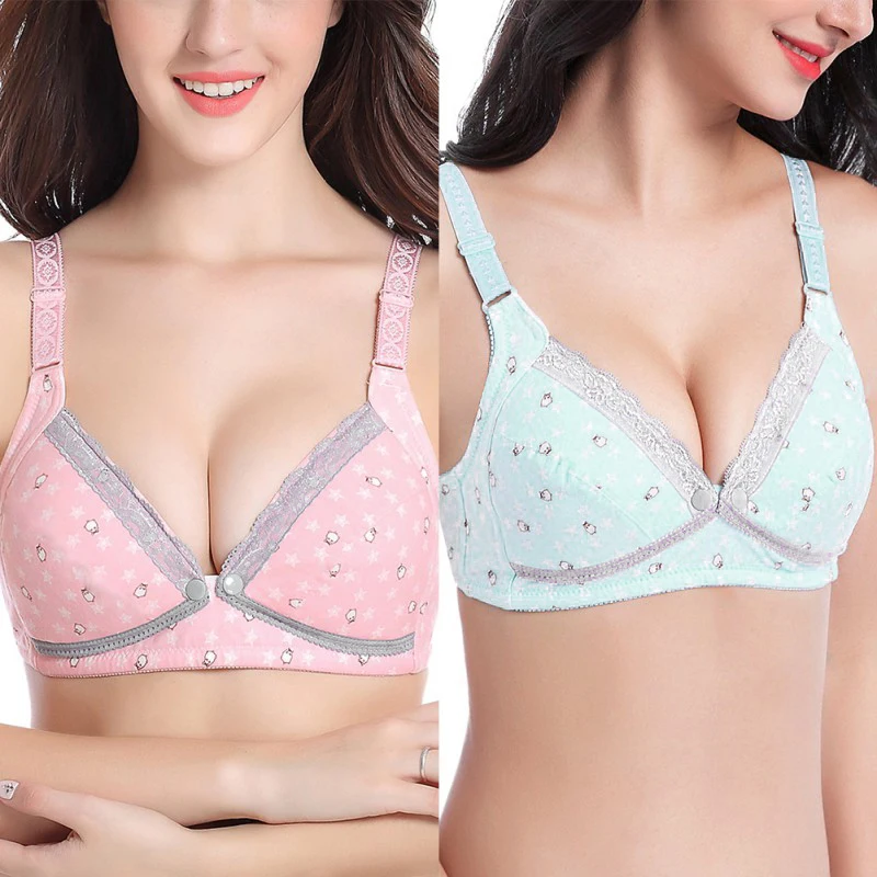 Сексуальный модный кружевной бюстгальтер для кормящих женщин с пряжкой без
