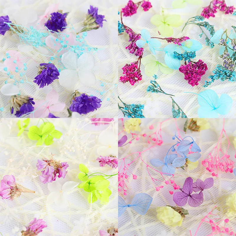 

Real Pressed Flower Leaf Dried Daisy Flower Resin Flower Dry Beauty Nail Art Decals Epoxy Mold Heart Box