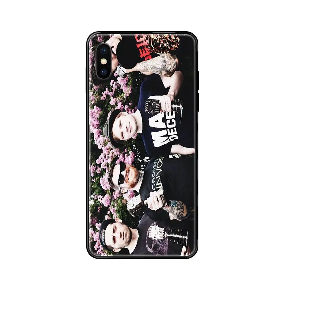 Мягкие чехлы Capa Core Music Band Fall Out Boy Fob черный для Xiaomi Mi Max Mix 2 3 2S 5X 6X CC9 CC9E Pro Note 10 Lite Ultra |