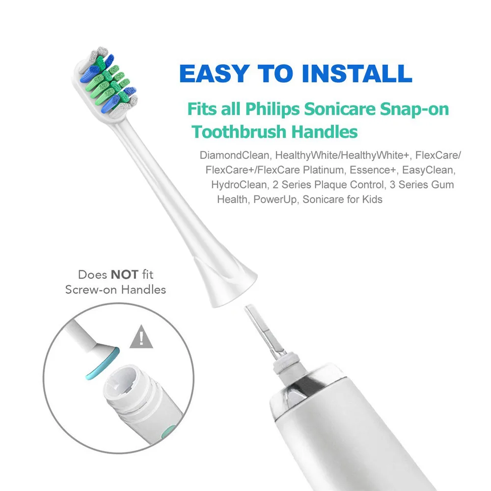 Насадки для зубной щетки Philips Sonicare 2 серии HX3/6/9 4 шт. |
