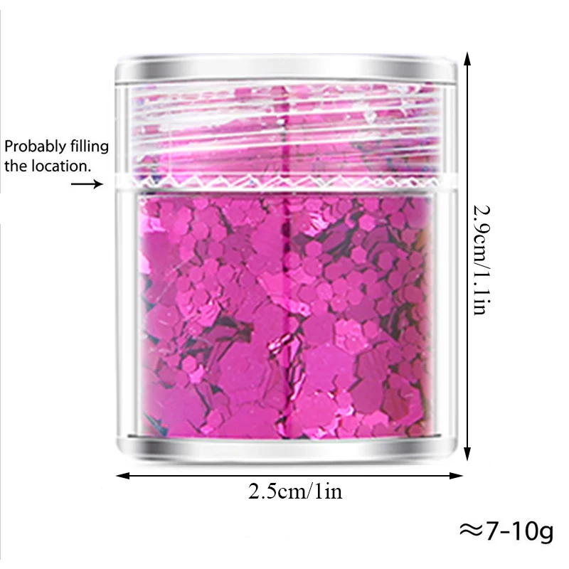 4 Boxes Holographic Glitter Nail Art Pigment Powder 3D Colorful Sequins Spangles Polish Manicure Nail Art Decorations Nail Art