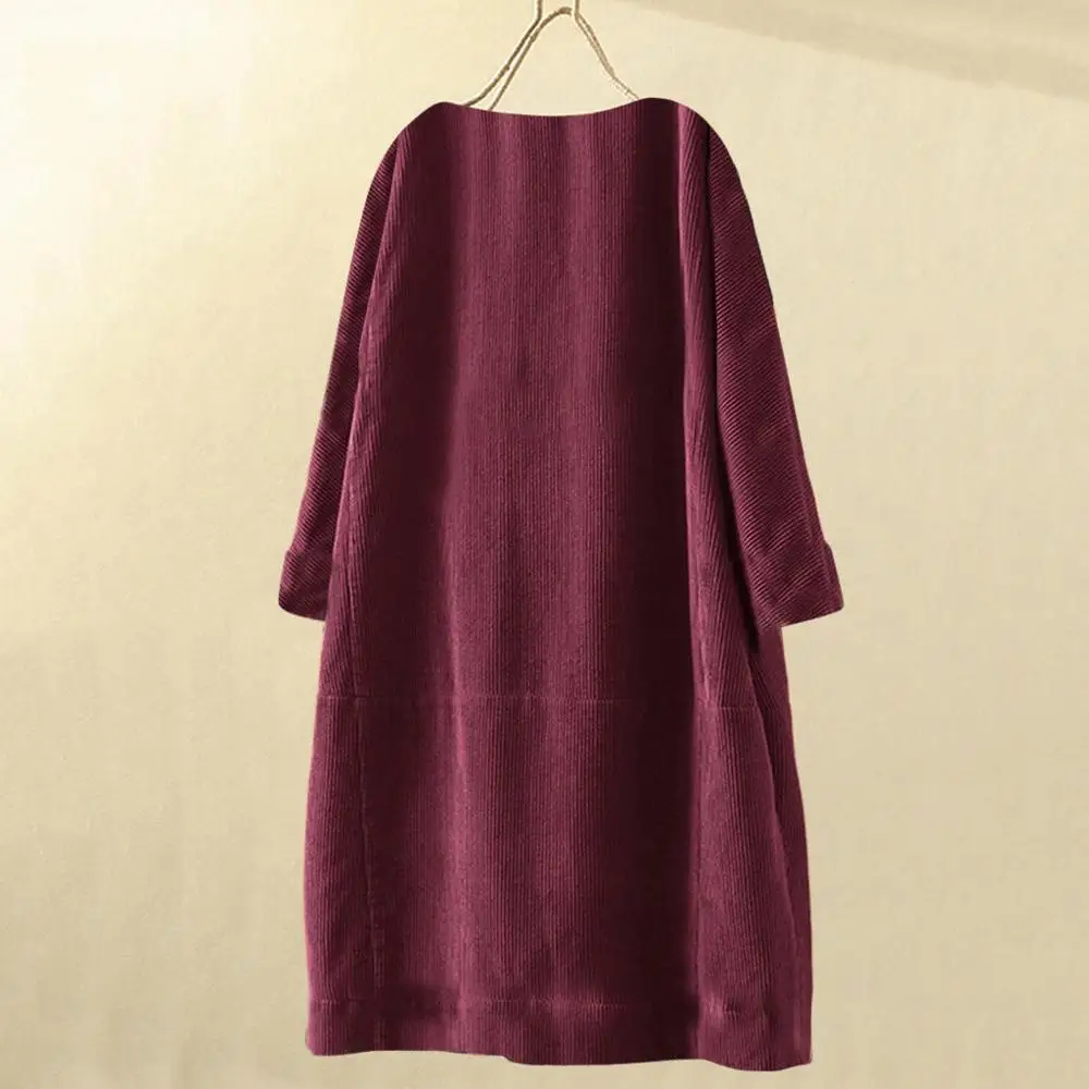 Женские винтажные вельветовые платья с этническим принтом лоскутное платье