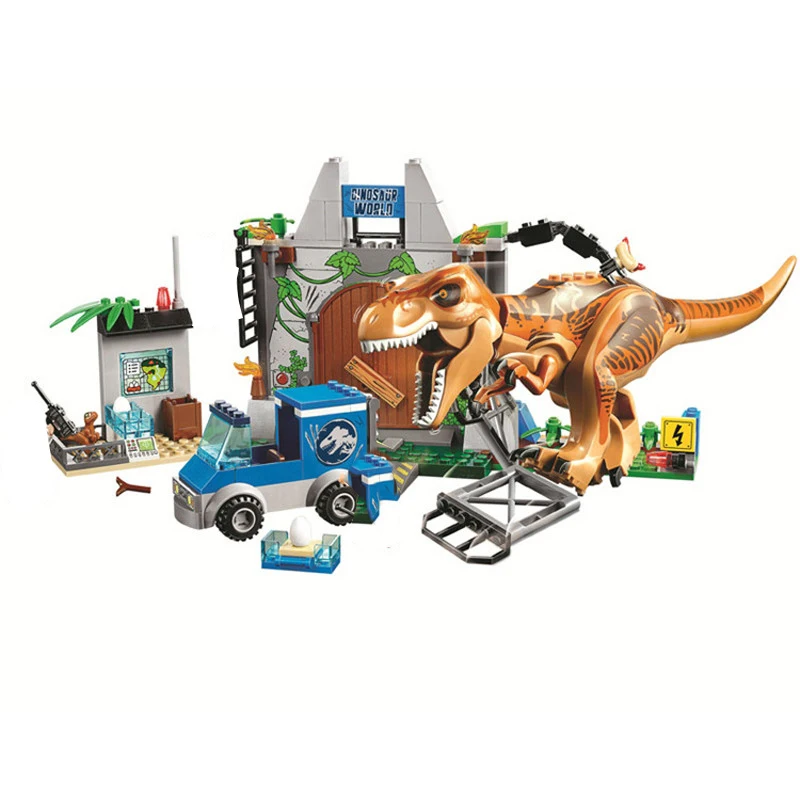 

New Jurassic Set Model World Building Blocks Bricks Dinosaur With Toy Gift For Children 75935 75938 No Box