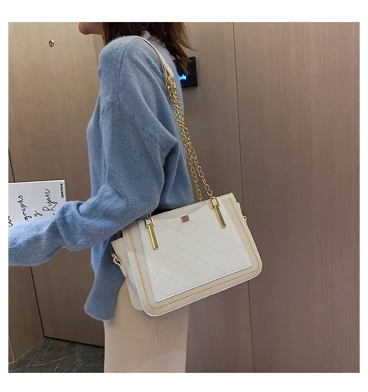 Бархатная женская сумка 2019 новая ромбическая на цепочке Корейская брендовая