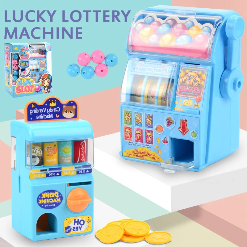 

New Children's Mini Manual Lucky Lottery Machine Interact With Each Other Through Family Toys Without Battery For Family Game
