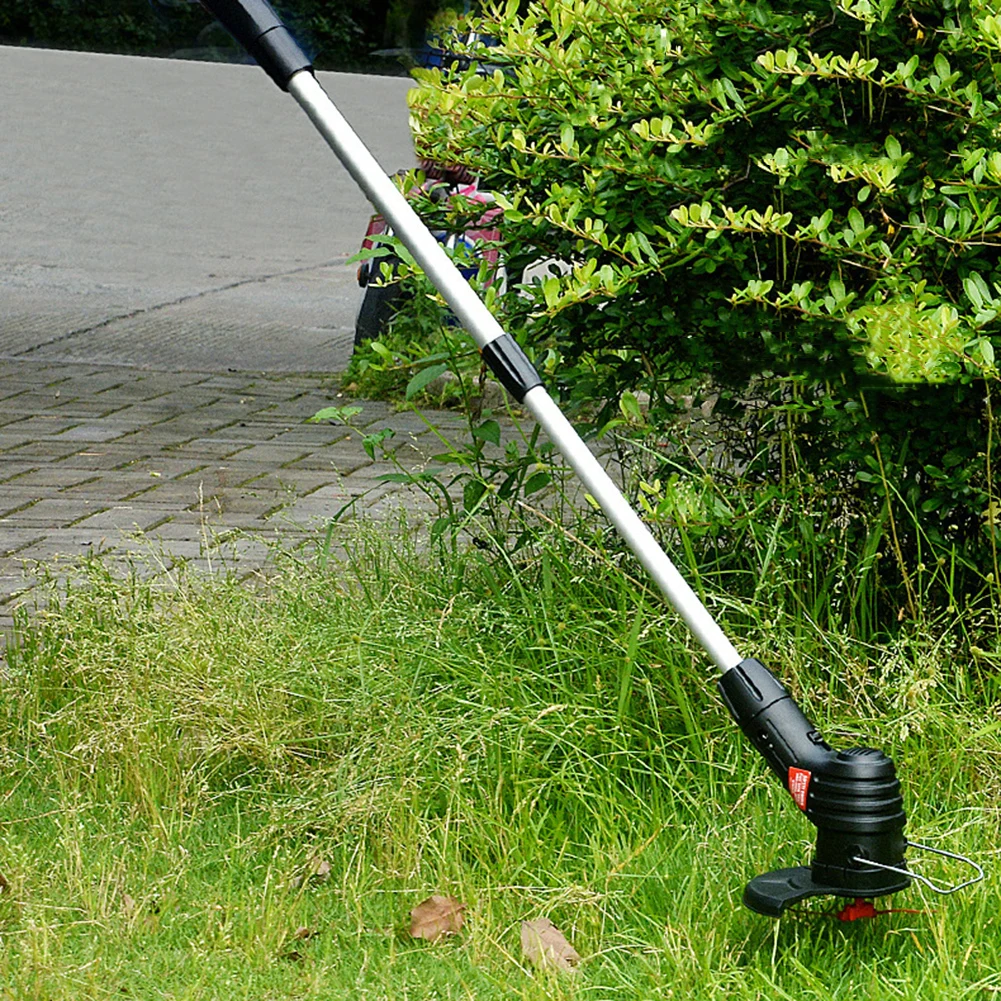 

Handheld Rechargeable Cordless Electric Lawn Mower Weed Eater Portable Lightweight Telescopic 18000 RPM Trimmer Mowing Machine