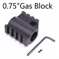 regular high profile gas block dual picatinny rails 223 lr 308 barrel mount 0 75