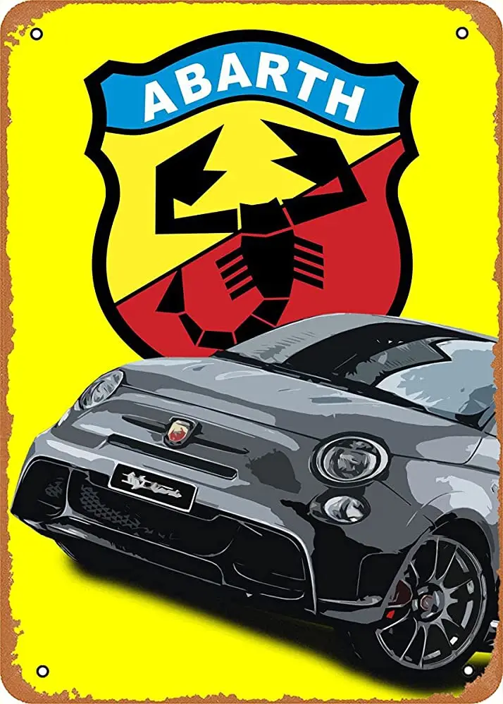 

Металлические знаки niumwang, модели автомобилей Abarth 5008x12 дюймов, металлический постер