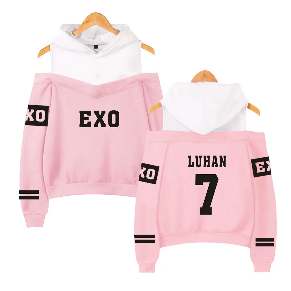 Новинка EXO KPOP Женские худи и толстовки Модные мужские Одежда для девочек