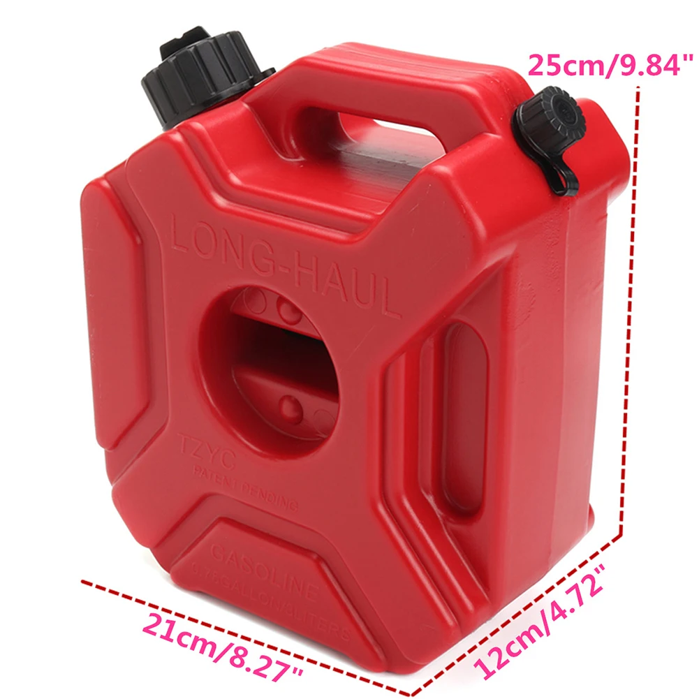 3L пластик ATV UTV с креплением портативный Jerry Can красный мотоцикл автомобильный