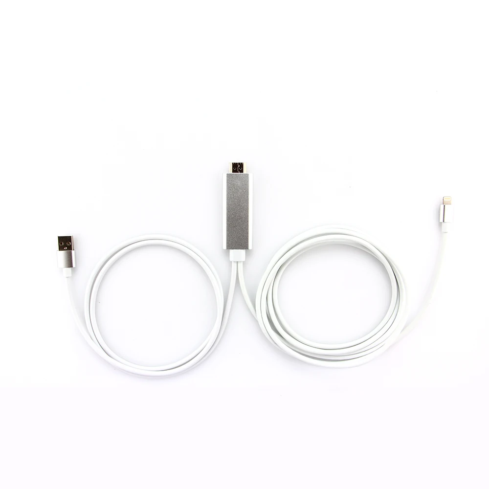 Кабель переходник с USB на HDMI 1080P для Apple iPhone HDTV TV Штекерный кабель цифровой AV IOS