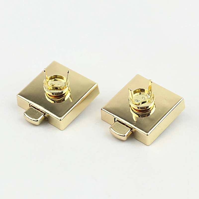 

1pcs Fashion Metal Square Turn Lock Durable Twist Lock for DIY Handbag Bag Purse Luggage Hardware Closure Bag Parts Accessories