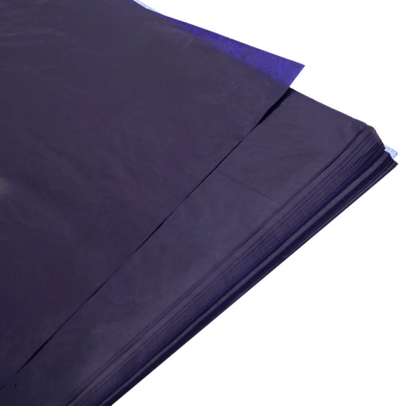 Черная карбоновая бумага A4 100 шт. Kors копия для рисования рисование черная