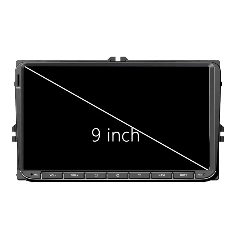 9 дюймов Android 8 0 двойное 2Din автомобильное радио Gps авто 2 Din для Volkswagen/Passat/Golf/Skoda/Seat Wifi