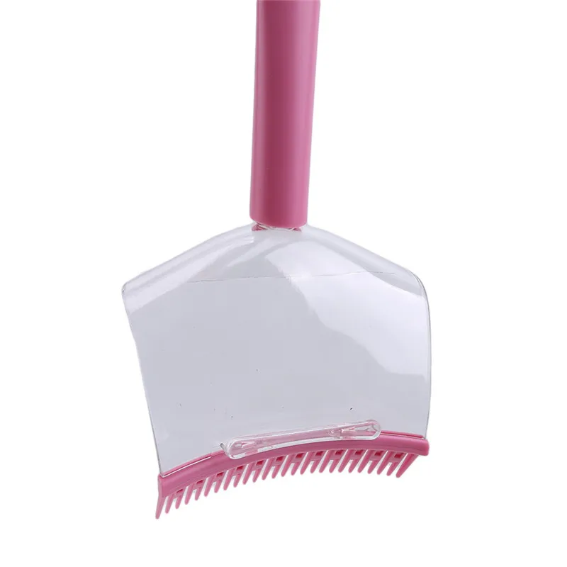 Розовая женская машинка для стрижки волос инструмент расческа челки своими