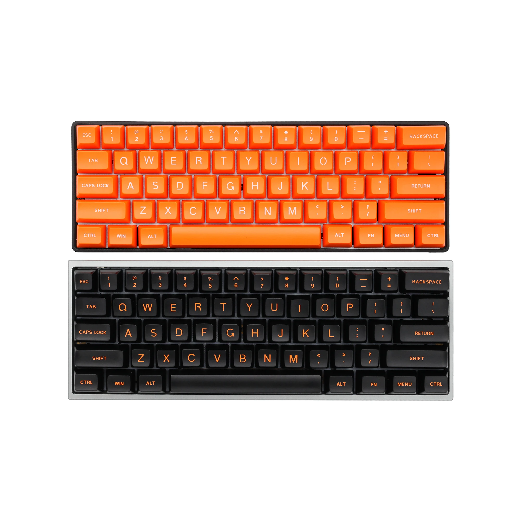 Клавиатура SA Profile ABS doubleshot для mx stem 87 TKL 104 ANSI 60 покер черный белый оранжевый