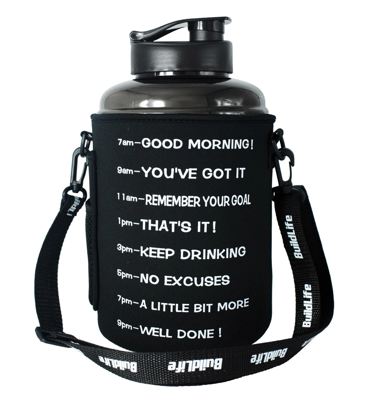 Quifit 2.2L 2.5L 3.78L сумка пакет рукав чехол Перевозчик с плечевым ремнем для галлонов спорта бутылки воды питьевой кувшин Тренажерный зал Спорт