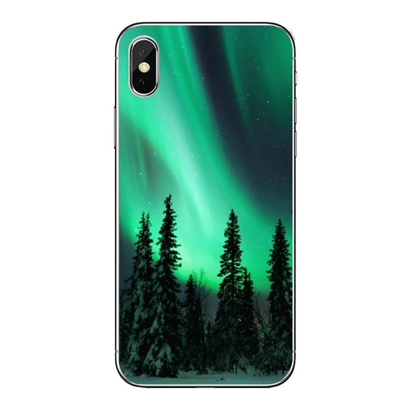 Силиконовый чехол для телефона с северным ночным небом Samsung Galaxy A71 A70 A60 A51 A50 A41 A40 A31