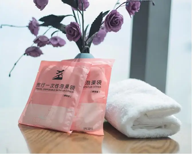 30 шт./лот одноразовые крышка ванны мешок семья здоровья Hi tech Ванна пленка для дома