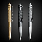 Тактическая алюминиевая противоскользящая ручка для самообороны, ручка из стали и стекла, набор для выживания, аксессуары для кемпинга