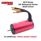 SURPASSHOBBY водонепроницаемый 3674 бесщеточный двигатель 5,0 мм 1900кв 2250кв 2500кв для гоночного внедорожника 110 18 RC