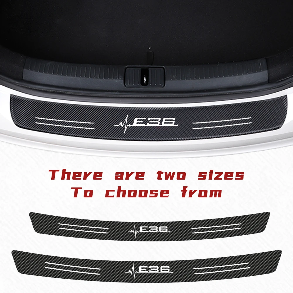 1 шт. автомобильные аксессуары наклейки на заднюю часть багажника из углеродного