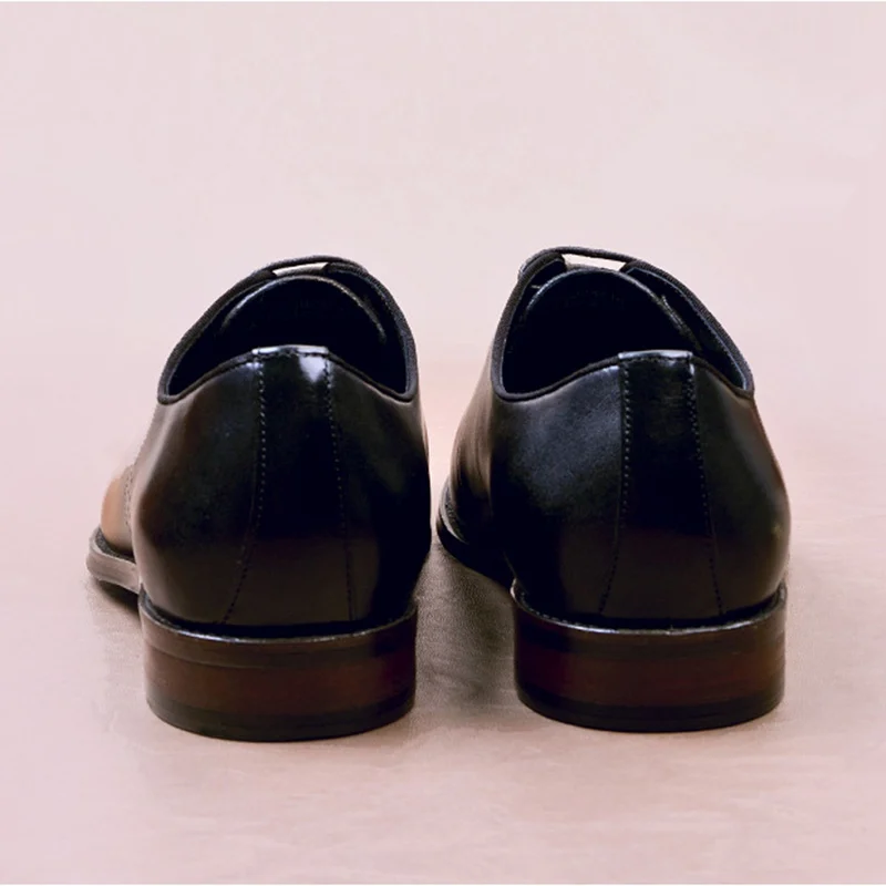 

British Mixed Colors Genuine Leather Men's Carved Wedding Oxfords Square Toe Laces Man Formal Dress Party Brogues Shoes FWL148