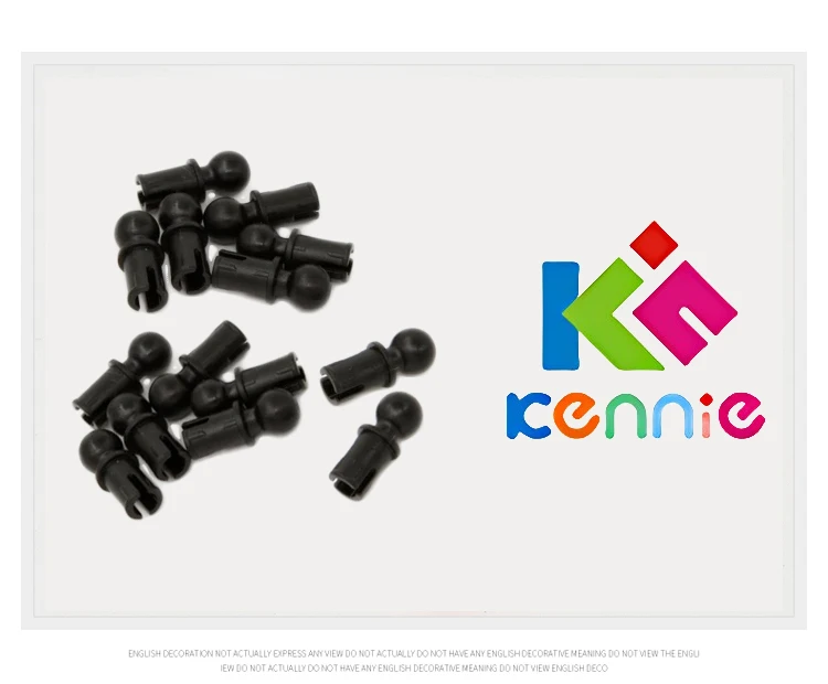 

400 шт./лот Kennie DIY MOC технология аксессуары Запчасти мяч с фрикционной оснасткой NO.6628 черный шарнир деятельности рулевые блоки