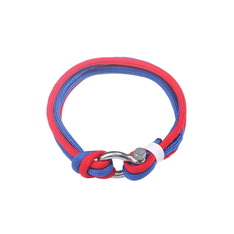 Мужской кожаный браслет на ремешке Модный Ювелирный цветной очаровательный для