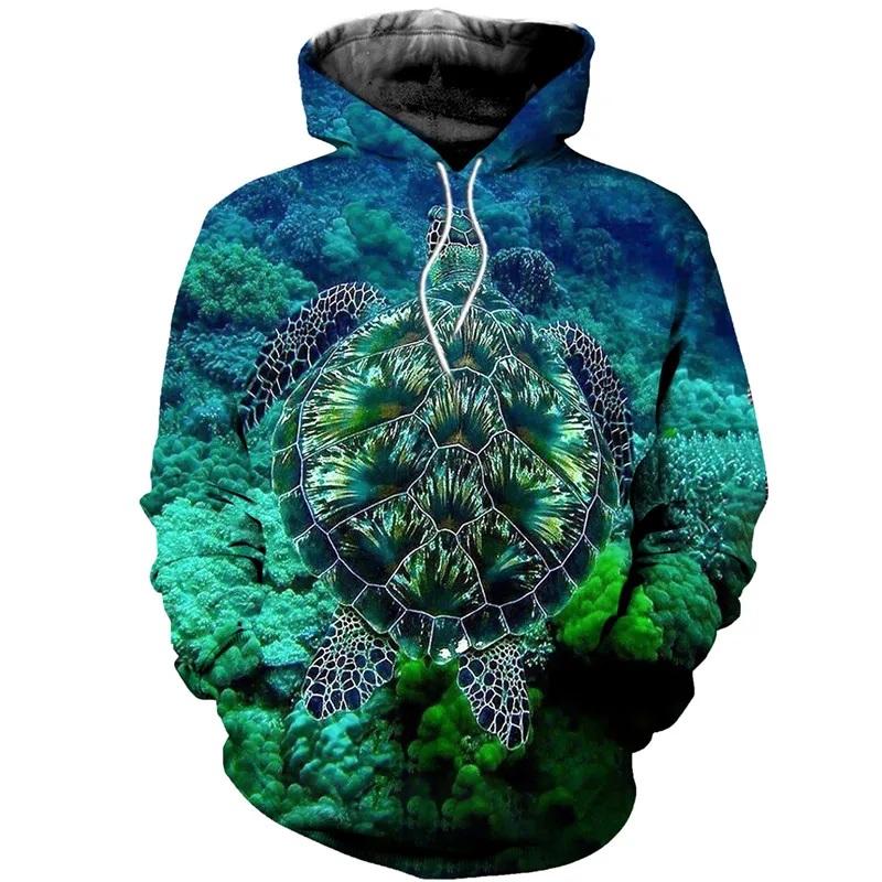 

3D printing turtle series zipper shirt casual Street Hoodie fashion Sweatshirt---lll