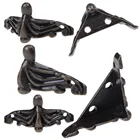 ZLinKJ 4 шт.компл. декоративные народные ювелирные изделия нагрудный Деревянный чехол подарочные ножки для ящика Защитные уголки для ног оптовая продажа низкая цена