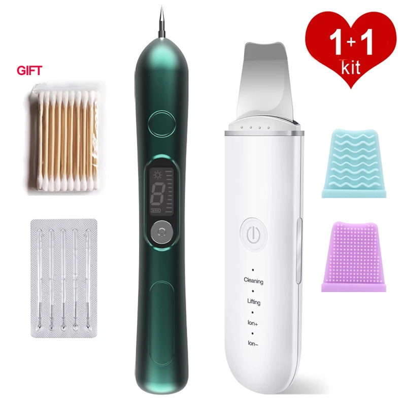 

Laser Plasma Pen Freckle Remove Blackhead Remover Ultrasonic Skin ScrubberMole Removal Spot Skin Wart Tag Remaval Face Cleansing