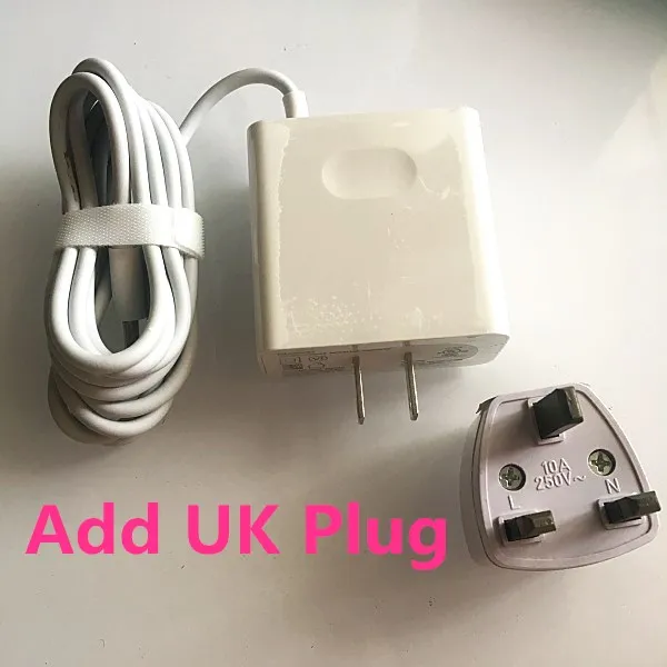 add UK Plug 19 в 3.42A переключение powerпутешествия зарядное устройство адаптер HW-190340E00 для huawei Matebook D - Тип штекера: add UK Plug