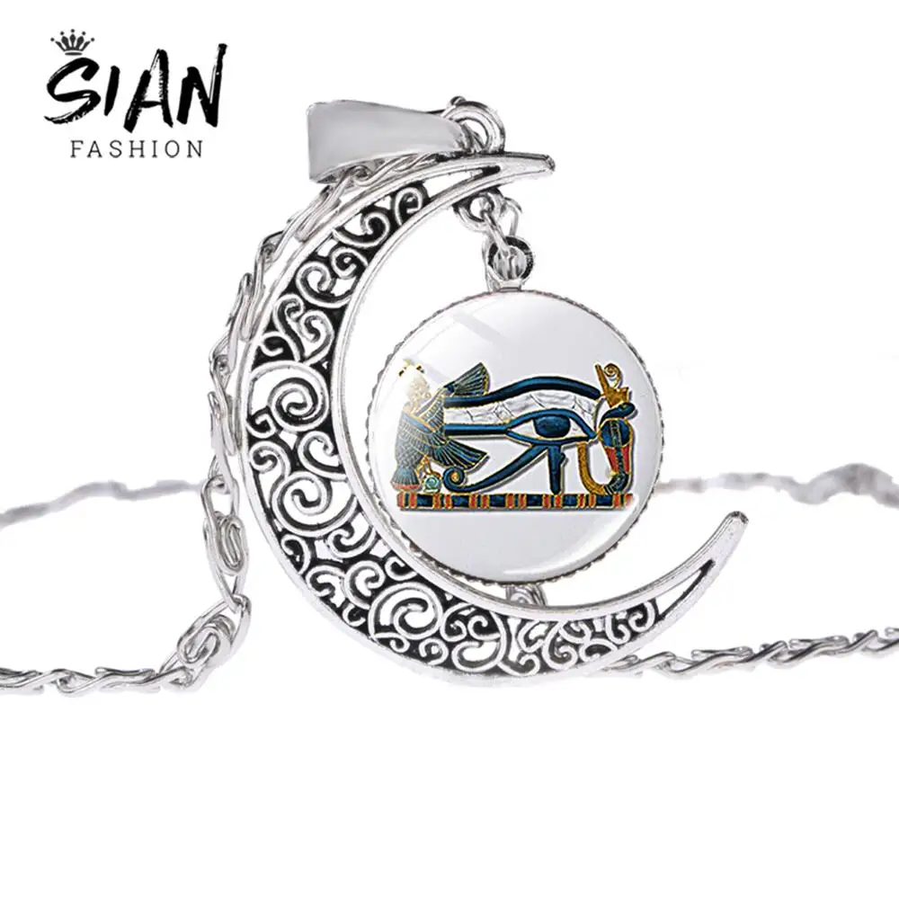 Азиатских новый египетский богов Мощность глаз ожерелье глазом стеклянный купол