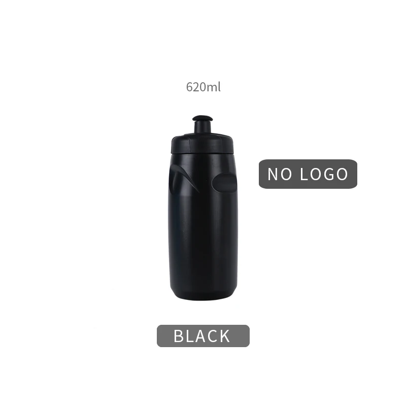 BLACK 620ML 620 мл/750 мл портативная велосипедная бутылка для воды, для спорта на открытом воздухе, кемпинга, езды на велосипеде, бутылка для напитков, чайник, Герметичная Бутылка - Цвет: BLACK 620ML
