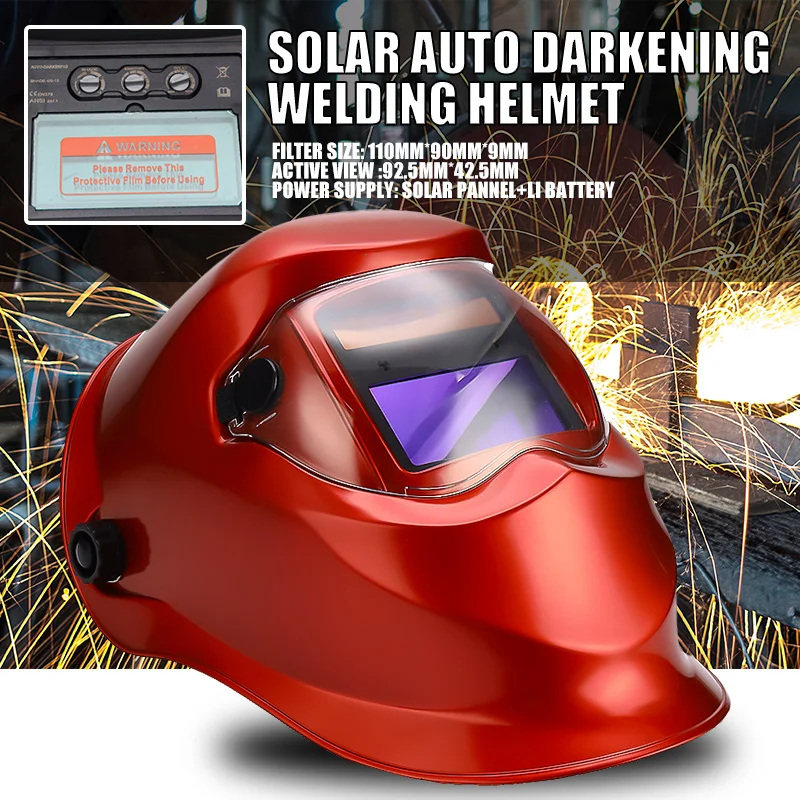 Солнечная Автоматическая затемнение сварочный шлем/Сварочная маска/сварочные