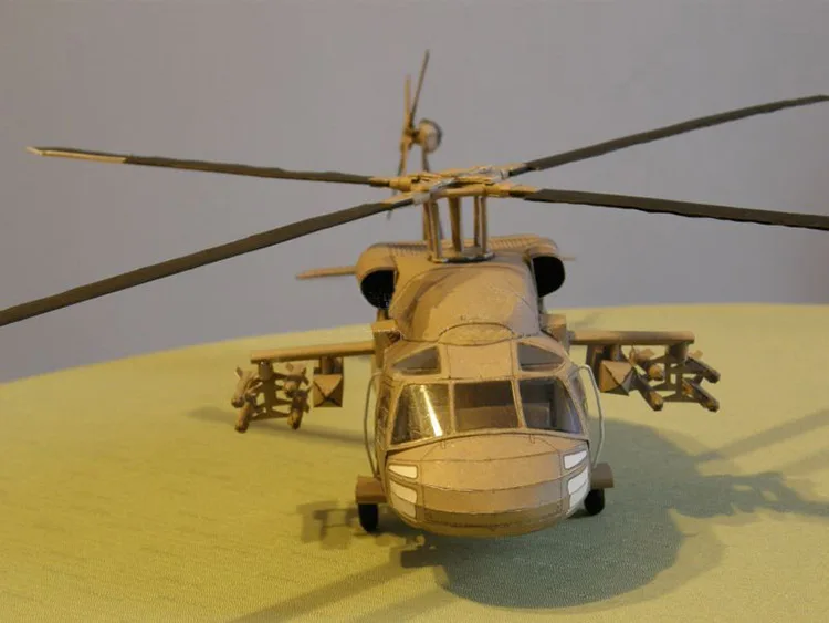 1:33 American Black Hawk UH-60 Multipurpose Helicopter Paper Model Collection Gift Educational Toys | Игрушки и хобби