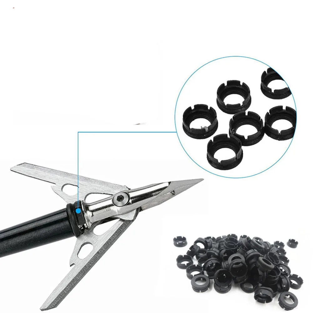 20 шт. резиновое кольцо для броудхедов стрела голова стрельбы из лука охотничьи