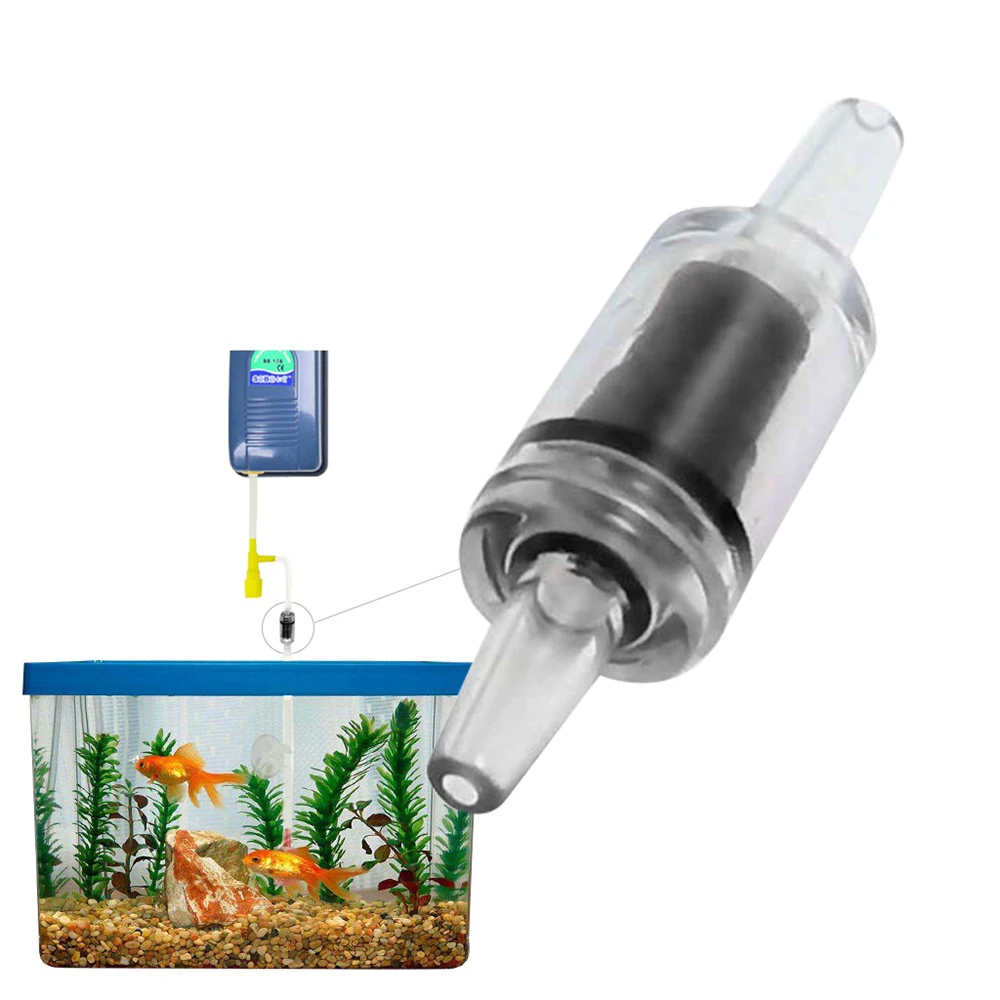 Пластиковый без воды проверка аквариумный Клапан СО2 система воздушный насос