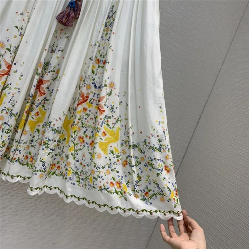 Женская юбка в этническом стиле подиумная винтажная осень 2020 | одежда