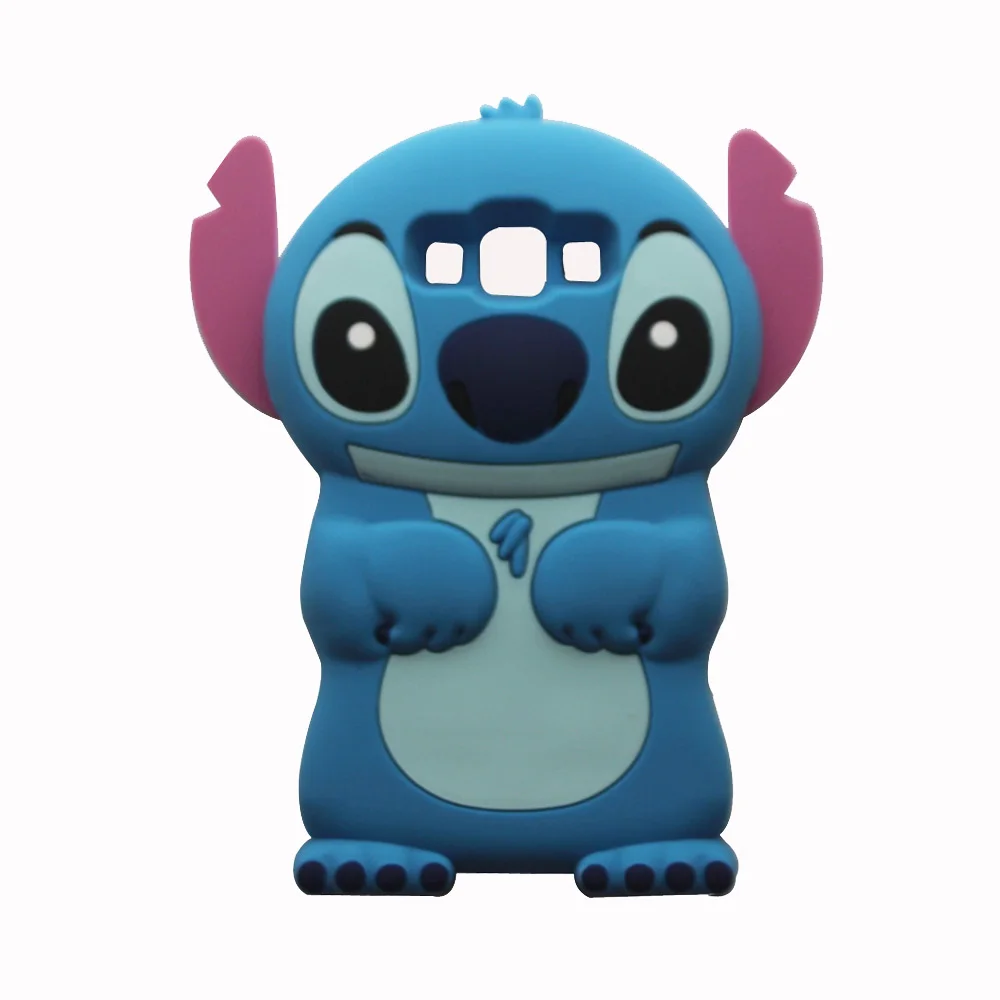 Blue Stitch Для Samsung Galaxy J1, J5, J7, A5, A7(), 3D мультяшный Мягкий силиконовый чехол, милый единорог, задняя крышка, оболочка, чехол для телефона, чехол - Цвет: Blue Stitch