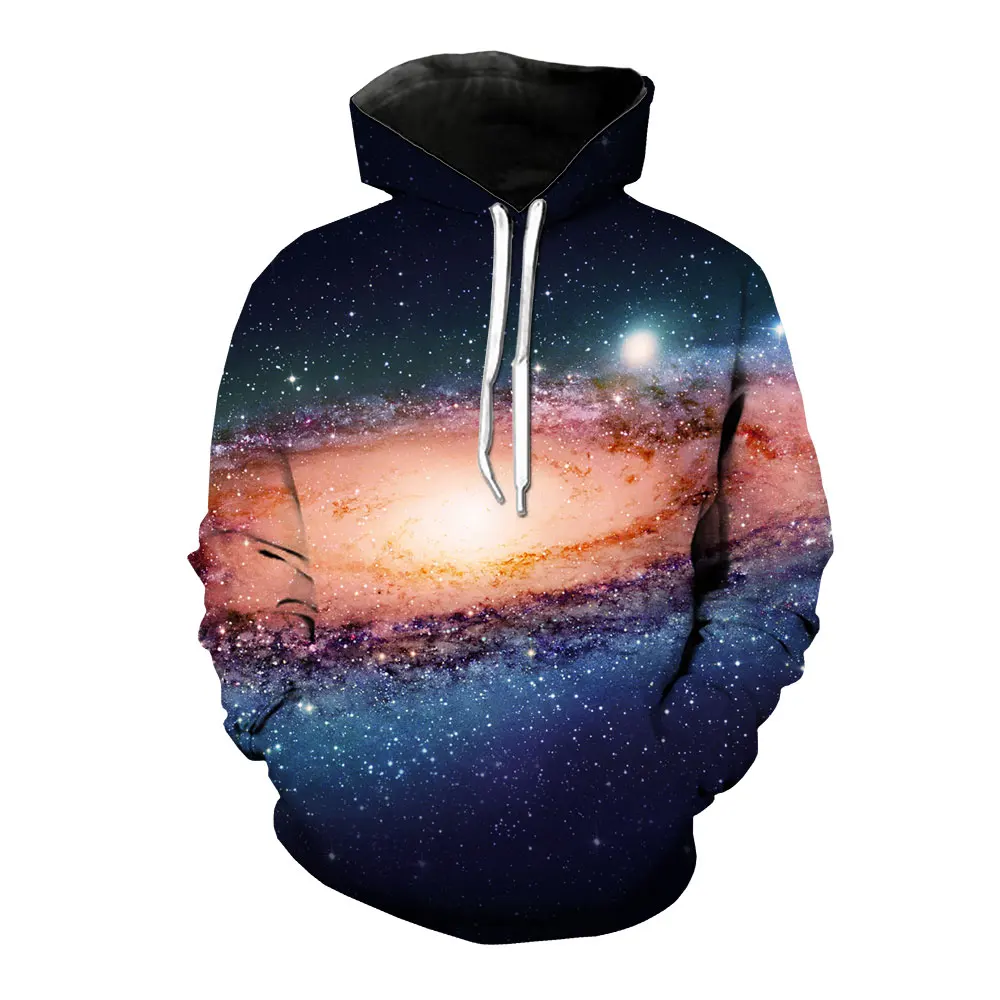 

LIASOSO 2021 New 3D Printing Style Sweatshirt Space Galaxy Harajuku Casual Hoodie Tops Plus Size Autumn Student 6xl