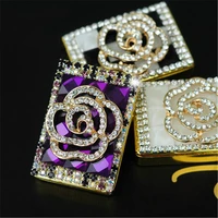 new creative usb diamond inlaid crystal rhinestone ladies rechargeable lighter cigarette accessories men and women gifts