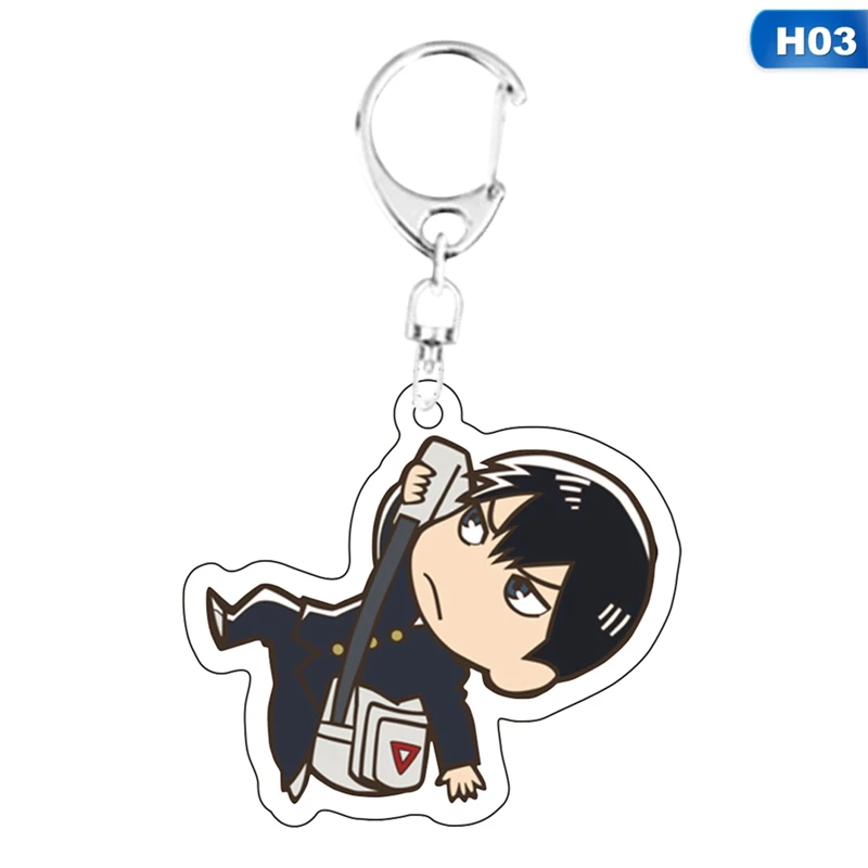 

Volleyball Boy Anime Acrylic Keychain-Keyring Fashionable And Cute 2021 New Hot 1pc 6*5*3cm Boys / Girls Bags Backpack Ornaments