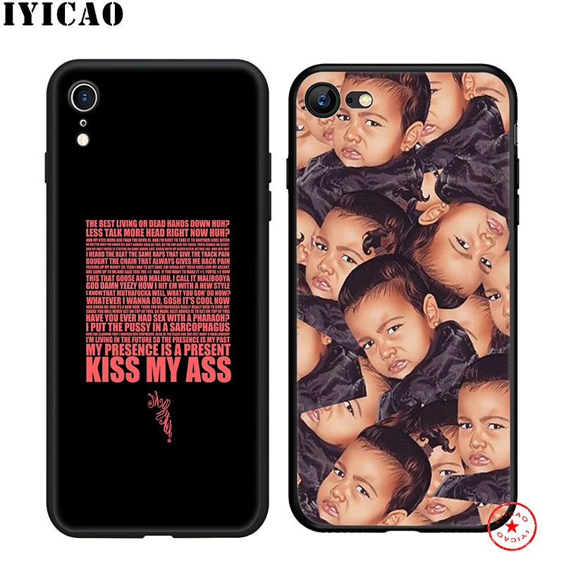 IYICAO Kanye West мягкий чехол для телефона iPhone 11 Pro XR X XS Max 6 6S 7 8 Plus 5 5S SE силиконовый TPU |
