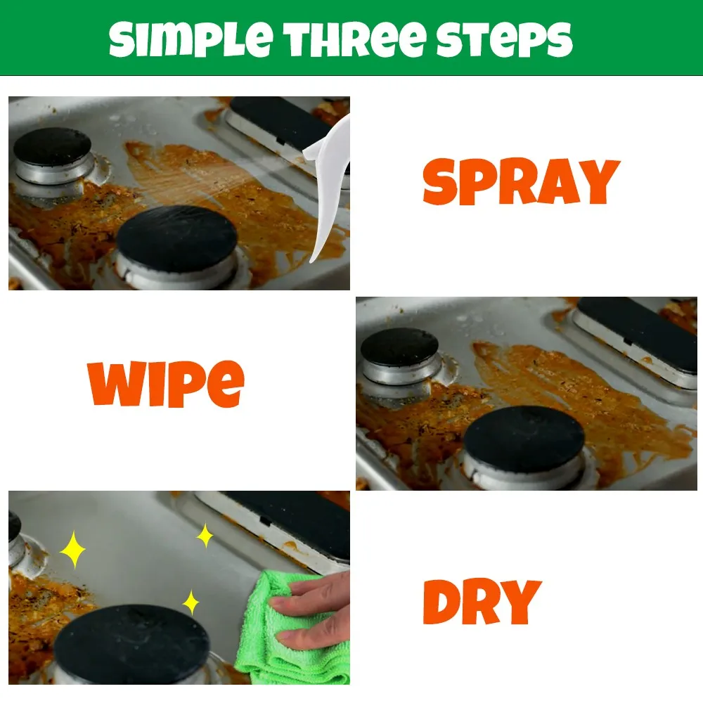 

100ml All-purpose Cleaning Spray Multi-purpose Foam Grease All-Purpose Cleaner Kitchen Cleaner Y6G2